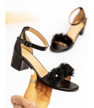 Kinder Hakken - Flowers Zwart