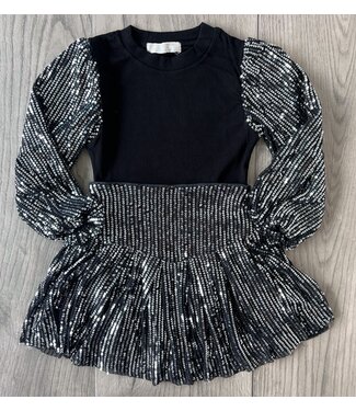 Glitter and Sparkle set - Zilver/Zwart