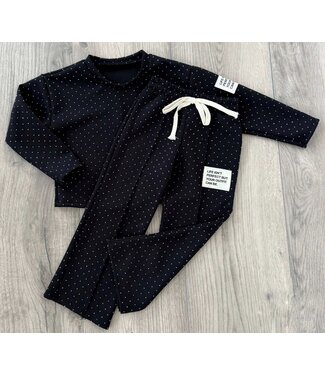 Sparkle | Perfect Outfit - Jogging Set Zwart