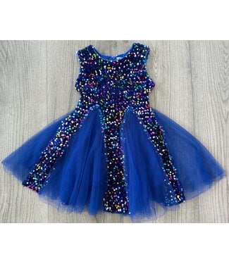 Glitter Jurkje - Blauw