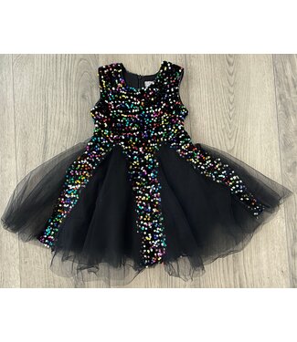 Glitter Jurkje - Zwart