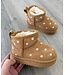 Flower boots - Camel