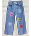 Denim Jeans Blauw - Colour Flowers  (Verzenddatum 10 nov)