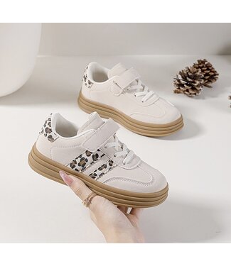 Leopard Stripe sneakers met klittenband (Verzenddatum 10 nov)