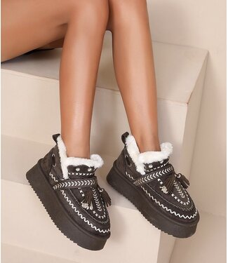 Incredible Furry Boots - Marron