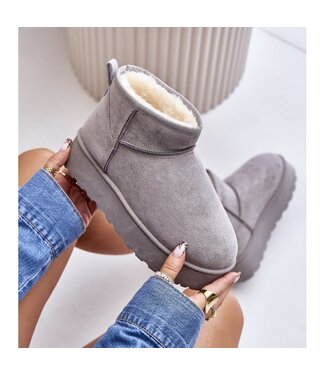 Short warm boots - Grijs