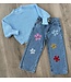 Denim Jeans Blauw - Colour Flowers