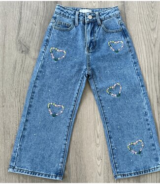 Denim Jeans Blauw - Hartjes