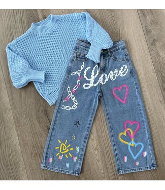 Denim Jeans Blauw - Colour LOVE