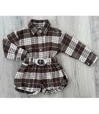 Blouse & Short Set Bruin