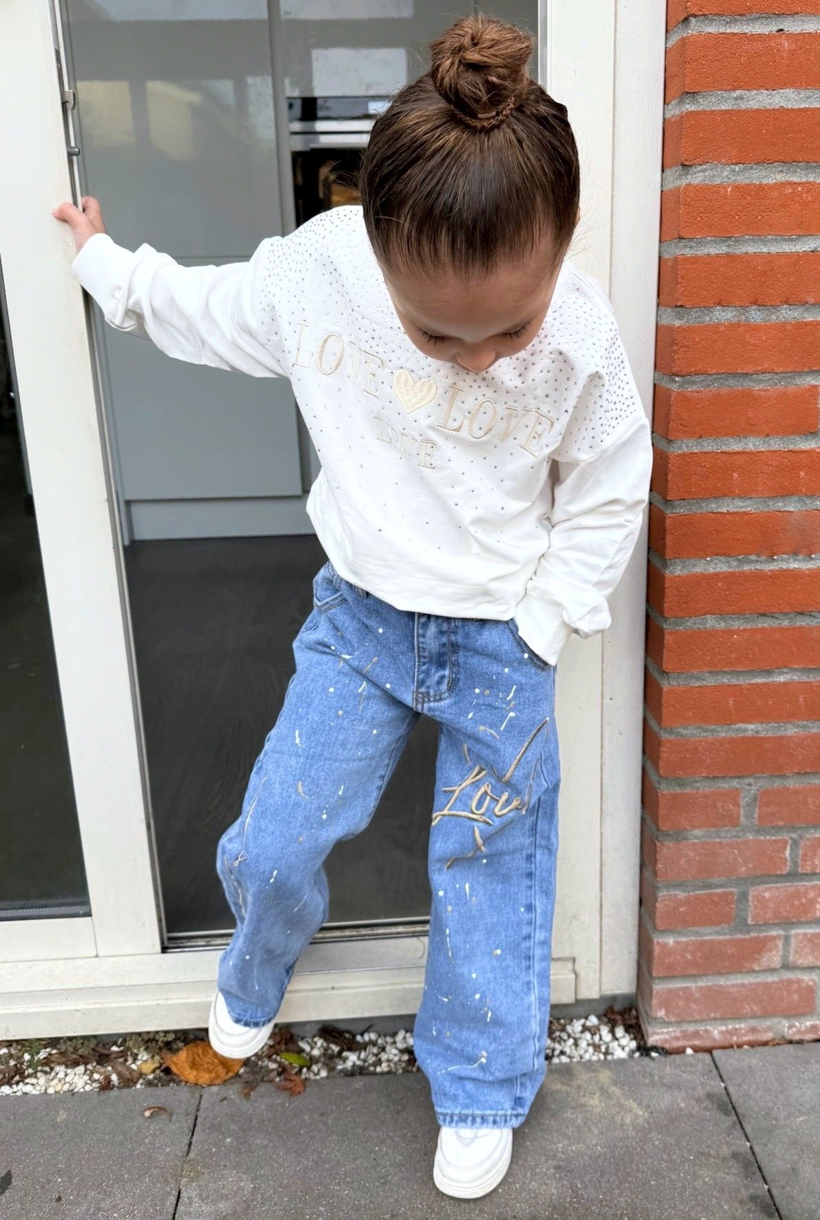 Denim Jeans Blauw - LOVE