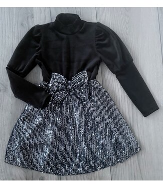 Draakjes en Boefjes Velvet & SeQuin col dress