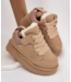 Furry Sneakers (Unisex) - Beige