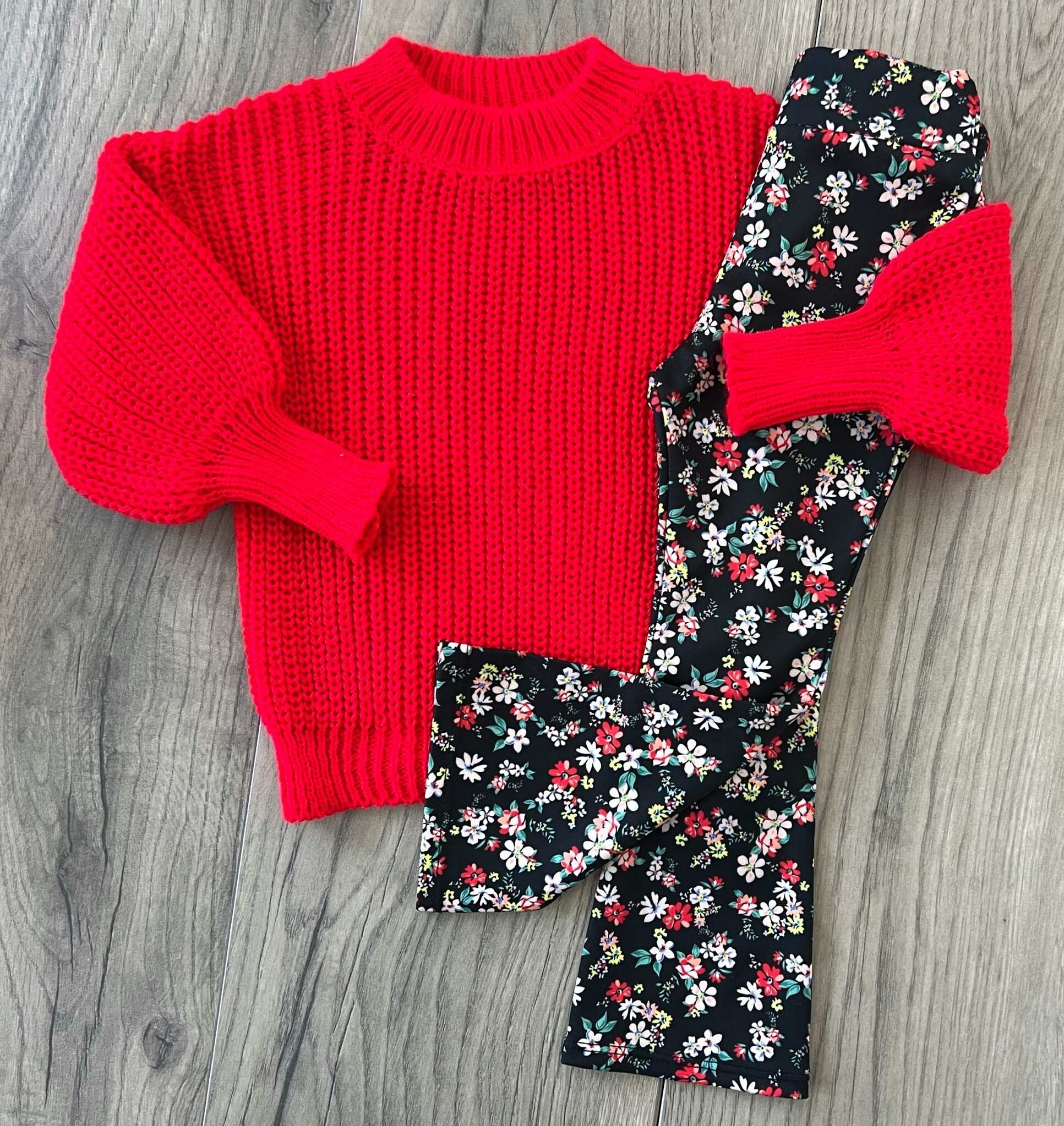 Knitted Sweater - Rood