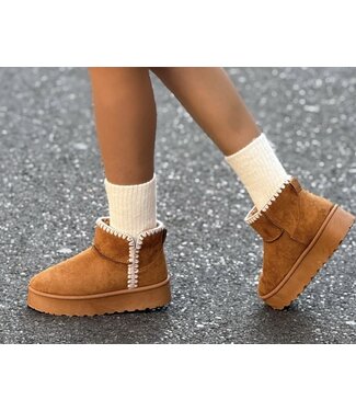 Something else furry boots - Camel