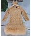 Big glitter dress (Met haarband) - Goud