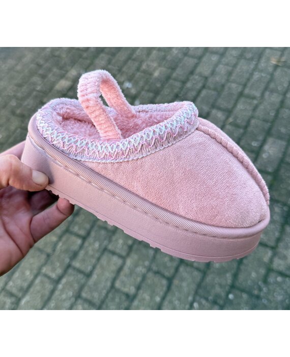Baby winter warme sneeuwlaarzen voor pasgeborenen, baby, meisjes, jongens, zachte zool, knopen, fleece, laarzen, zuigeling, peuters, eerste wandelschoenen, roze, 0-6 maanden