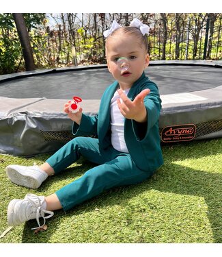 Draakjes en Boefjes Suit Up 2-Delige Set - Petrol