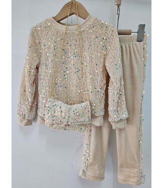 Glitter Comfy Set - Goud