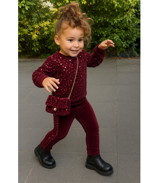Glitter Comfy Set - Bordeaux