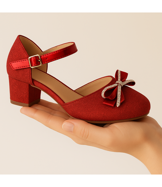 Kinder Hakken - Rood (Met klittenband)  - Verzenddatum 18 dec