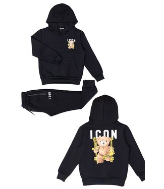 Icon Joggingset - Zwart (Verzenddatum 18 Dec)