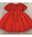 Paillet & Tule Jurk - Rood