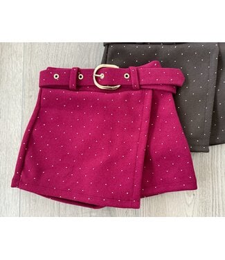 Sprinkle broekrokje - Bordeaux