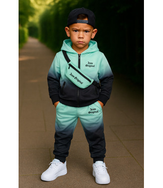 Icon Joggingset met tasje - Turquoise