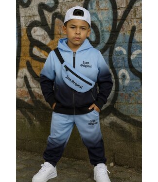 Icon Joggingset met tasje - Blauw