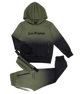Icon Joggingset met tasje - Khaki