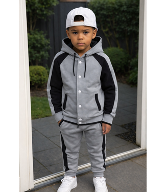 Baseball Joggingset - Grijs (Verzenddatum 6jan)