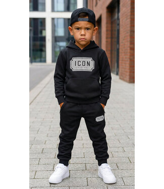 Icon Joggingset - Zwart (Verzenddatum 6 jan)