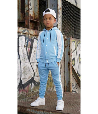 Baseball Joggingset - Licht Blauw