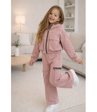 Cargo Jogging Set - Roze