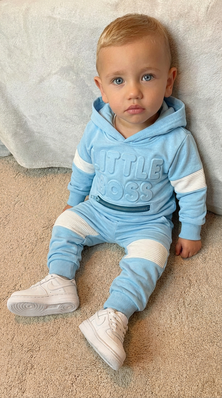 Little Boss Set - Licht blauw