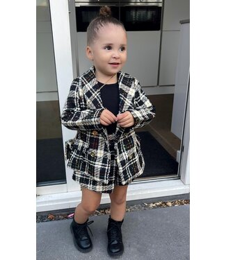 Blazer Skort Set - Beige