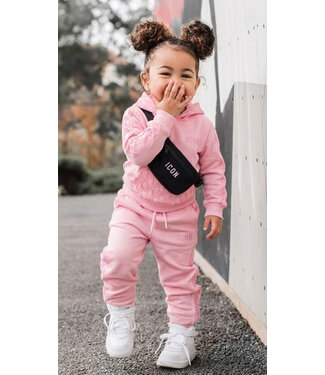 Icon Joggingset (Met Tasje) - Roze