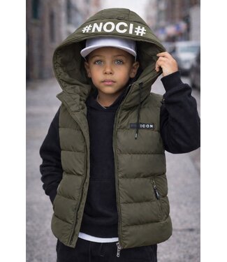 Icon Gevoerde Bodywarmer - Khaki  (Verzenddatum 8 jan)