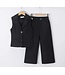 Gilet & Flared Pantalon - Zwart
