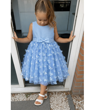 Vlinder jurk - Blauw