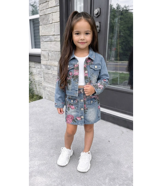 Flower Denim Set