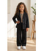 Blazer & Flared Pantalon - Zwart