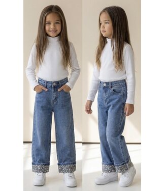 Touch of Leopard Denim Jeans