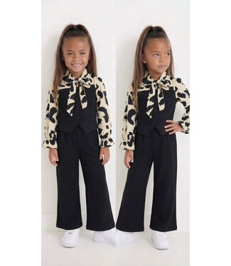 Leopard Blouse & Pantalon