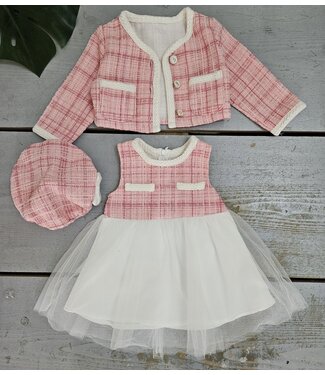 Jurkje met jasje & barret