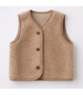 Teddy Gilet - Camel