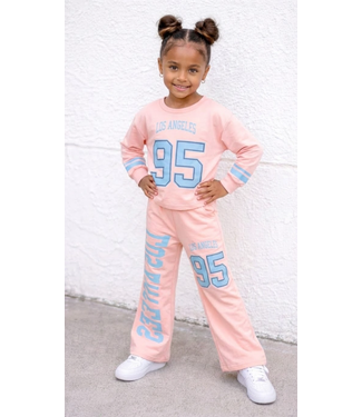 Los Angeles 95 Joggingset - Roze