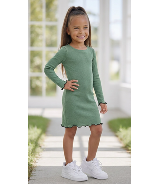 Rib Dress - Vert