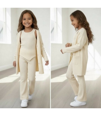 Knitted Set - Beige